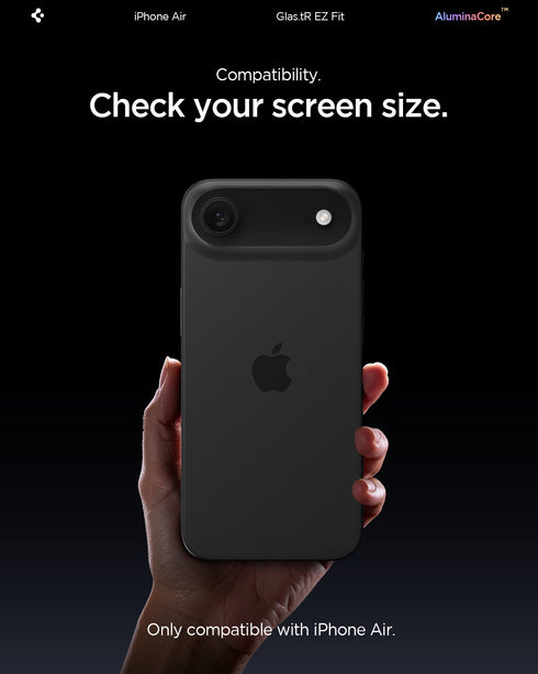 Spigen iPhone Air Screen Protector – GLAS.tR EZ Fit (2 Pack)