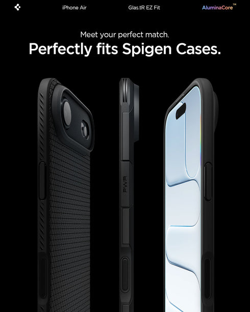 Spigen iPhone Air Screen Protector – GLAS.tR EZ Fit (2 Pack)
