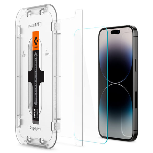 Spigen iPhone 14 Pro Max / 14 Pro Screen Protector – GLAS.tR EZ Fit | Sensor Protected
