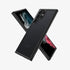 ACS03920 - Galaxy S22 Ultra 5G Case Ultra Hybrid Matte in frost black showing the back