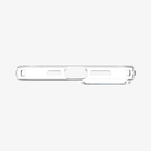 ACS04809 - iPhone 14 Pro Max Case Liquid Crystal in crystal clear showing the back