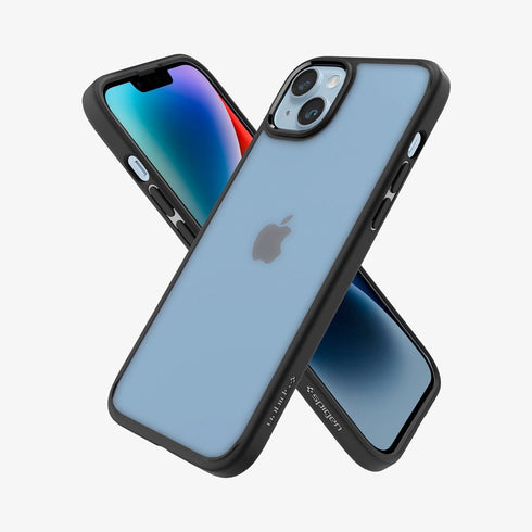 ACS04823 - iPhone 14 Pro Max Case Ultra Hybrid in frost clear showing the back