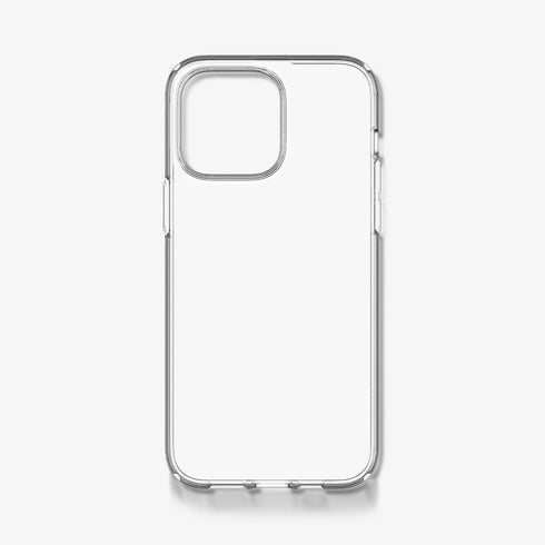 ACS04809 - iPhone 14 Pro Max Case Liquid Crystal in crystal clear showing the back