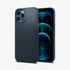 ACS01612 - iPhone 12 Pro Max Case Thin Fit in black showing the back