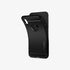 064CS24871 - iPhone XR Case Rugged Armor in matte black showing the back
