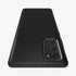 ACS01392 - Galaxy Note 20 Ultra Liquid Air Case in matte black showing the back