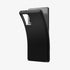 ACS01392 - Galaxy Note 20 Ultra Liquid Air Case in matte black showing the back