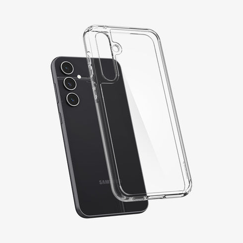 ACS05617 - Galaxy S23 Ultra Case Ultra Hybrid in crystal clear showing the back