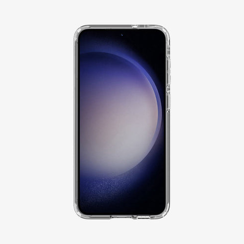 ACS05617 - Galaxy S23 Ultra Case Ultra Hybrid in crystal clear showing the back