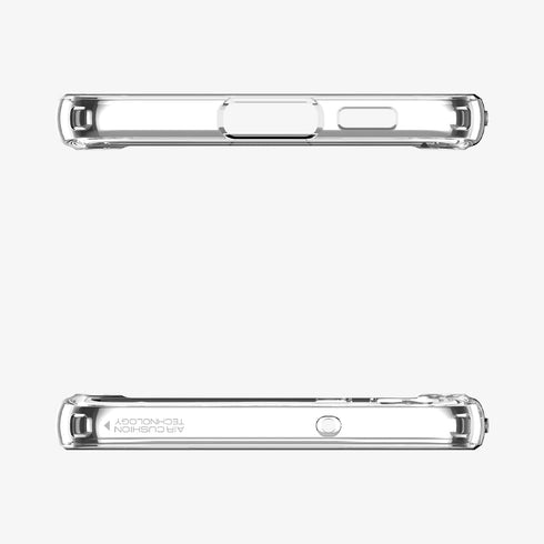 ACS05617 - Galaxy S23 Ultra Case Ultra Hybrid in crystal clear showing the back