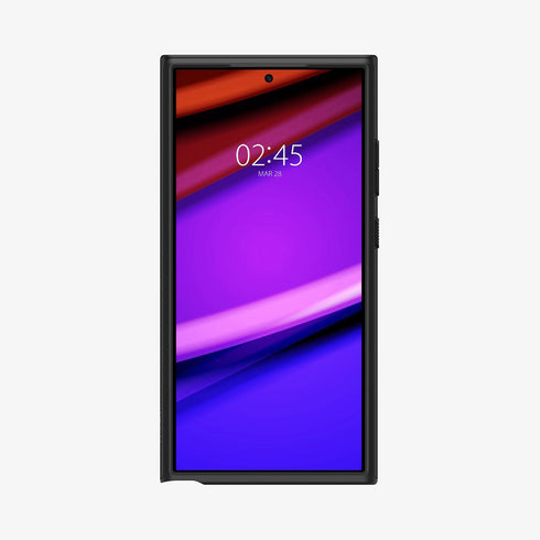 ACS07304 - Galaxy S24 Ultra Case Neo Hybrid in Black showing the back