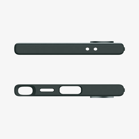 ACS07281 - Galaxy S24 Ultra Case Thin Fit in Black showing the back