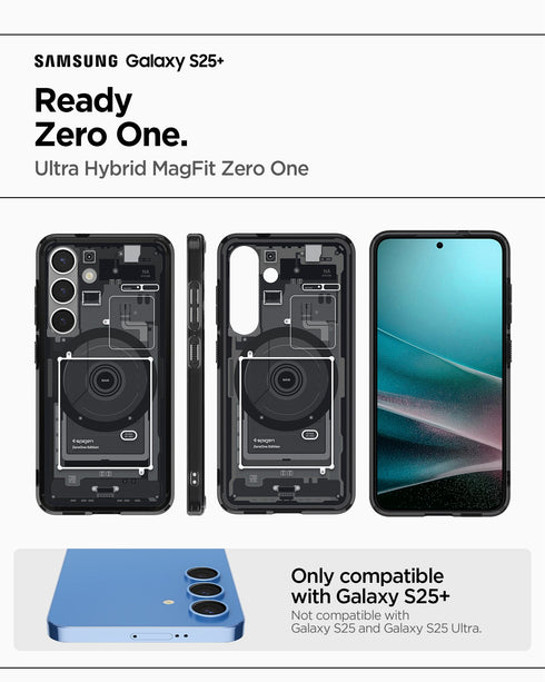 Spigen Galaxy S25 Plus Case - Ultra Hybrid MagFit Zero One