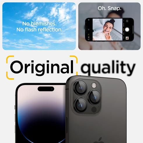 Spigen iPhone 15 Pro Max / 15 Pro Lens Protector – Optik Pro EZ Fit