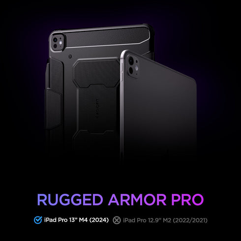 Spigen iPad Pro 13” (2025 / 2024) Case – Rugged Armor Pro