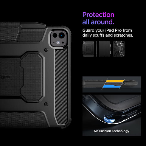 Spigen iPad Pro 11” (2025/2024) Case – Rugged Armor Pro