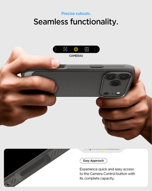 Spigen iPhone 17 Pro Max Case – Rugged Armor (MagFit)