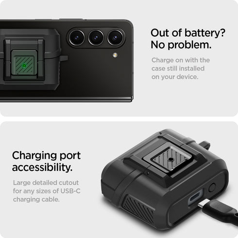 Spigen Galaxy Buds 3 FE / Buds 3 Pro / Buds 3 Case – Lock Fit