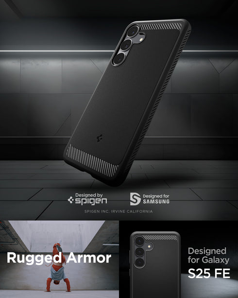 Spigen Galaxy S25 FE Case – Rugged Armor