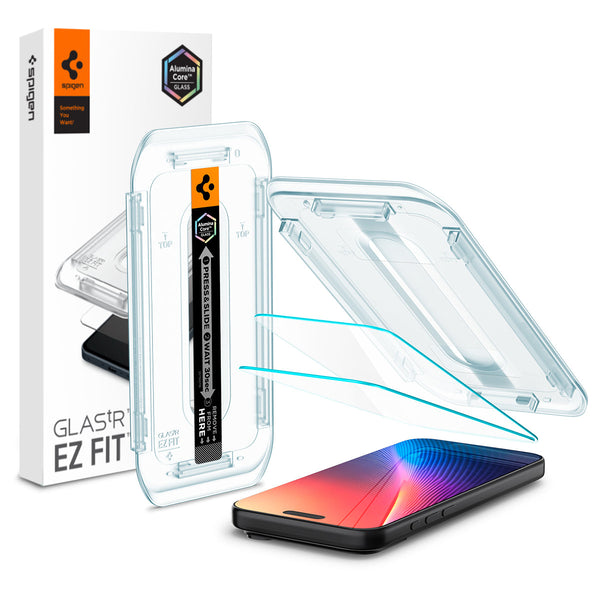 Spigen iPhone 17 Pro / 17 Screen Protector – GLAS.tR EZ Fit (2 Pack)